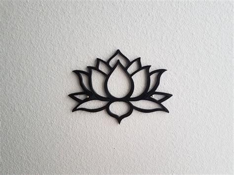 Lotus Wall Art Lotus Flower 3d Printed Lotus Cute Home Etsy