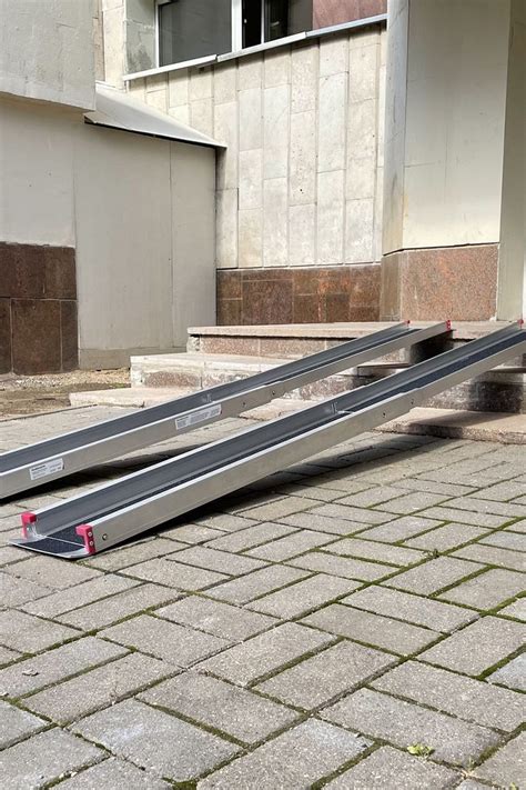 Пандус для инвалидов І Пандус телескопический І Пандус двухсекционный І ...