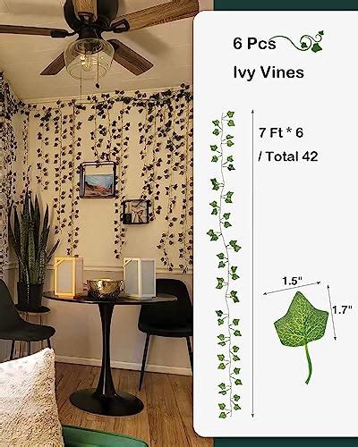 Reviews For Strands Ft Fake Ivy Fake Vines For Bedroom Fake Leaves