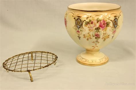 Antiques Atlas Antique Crown Devon Fieldings Jardiniere Rose Bowl