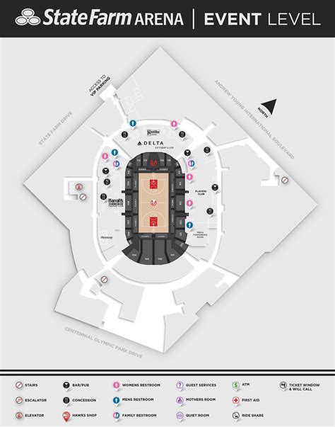 Arena Maps | State Farm Arena