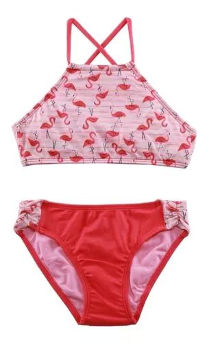 Bikini Nena Estampada Flamencos Combinada Mare Moda 20bc50