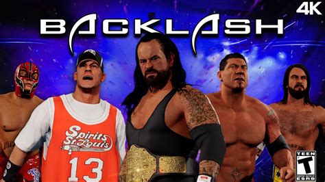 WWE 2K23 Champions At Backlash WWE 2K23 Universe Mode YouTube