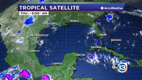 Gulf Of Mexico Weather Map Map