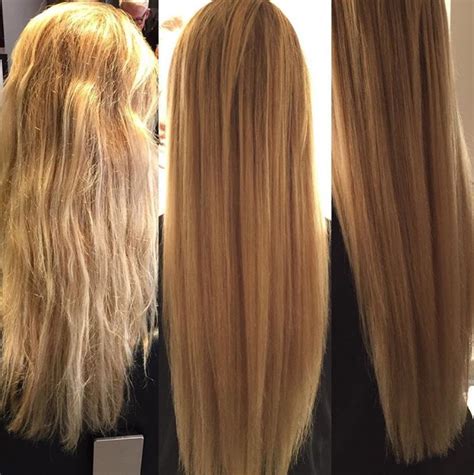 Before And After Olaplex Cosmo Hairstyling