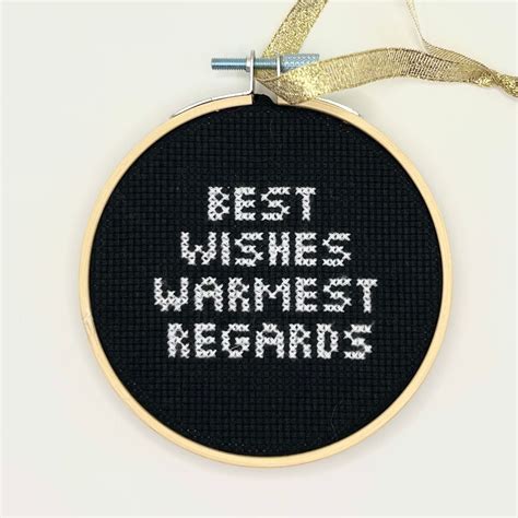 Best Wishes Warmest Regards Schitt's Creek-inspired - Etsy