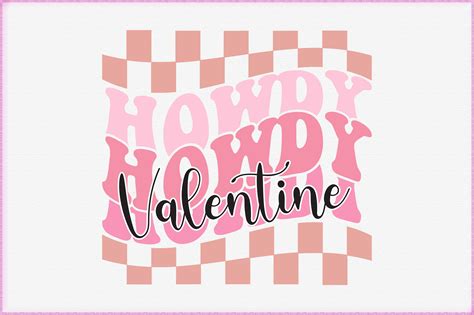 Retro Howdy Valentine Svg Graphic By Diycraftsy · Creative Fabrica