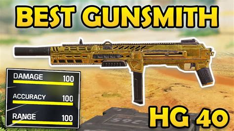 BEST HG 40 GUNSMITH LOADOUT COD MOBILE HG 40 LEGENDARY GAMEPLAY COD