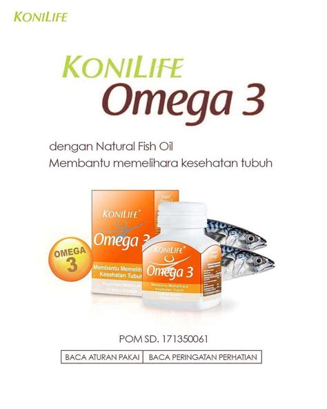 Konilife Omega 3 30 Kapsul Lunak Halal Lazada Indonesia