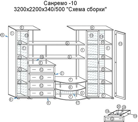 Стенка оскар 5 схема сборки - 95 фото