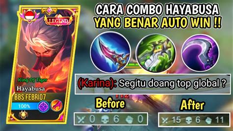 Cara Rotasi Hayabusa Ketika Kalah Di Early Build Hayabusa Tersakit