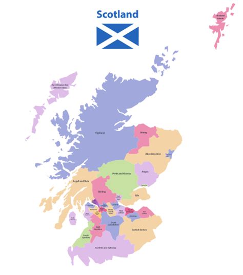 Map Of Scottish Highlands And Islands - Naoma Vernice