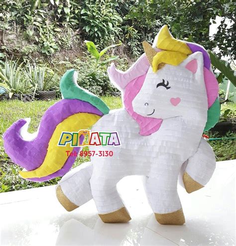 Molde De Unicornio Para Pinata