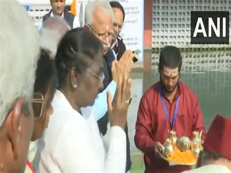 President Murmu Inaugurates International Gita Mahotsav At Haryanas