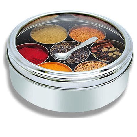 Buy King International Stainless Steel Indian Spice Box Indian See