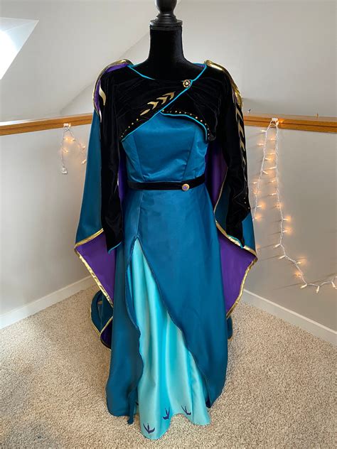 Queen Anna Inspired Dress Frozen 2. Adult Woman - Etsy