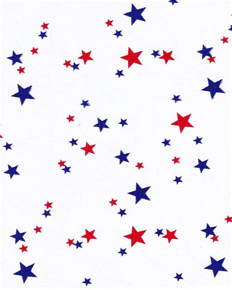 Red White And Navy Blue Stars Oilcloth Fabric Blue Star Wallpaper