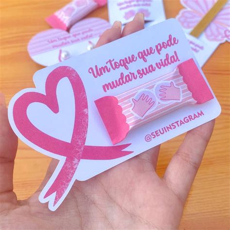 Card Balinha Outubro Rosa Elo Produtos Especiais