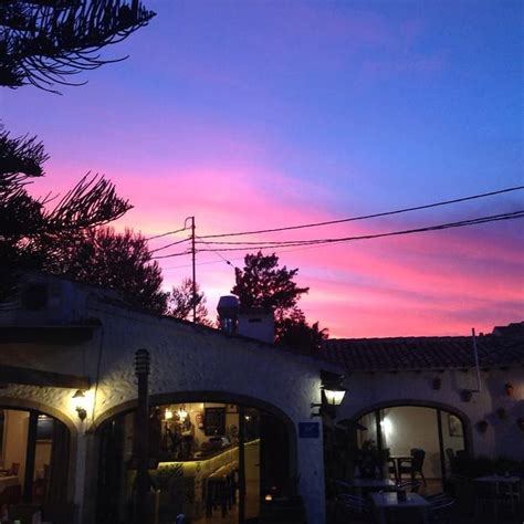 Bienvenido el otoño desde Restaurante club tenis Jávea Avenida del Pla