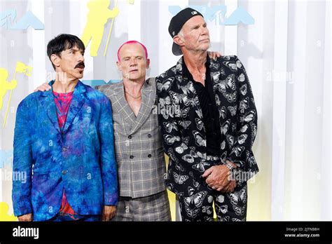 Newark New Jersey Anthony Kiedis Flea And Chad Th Aug Smith Red Hot Chili