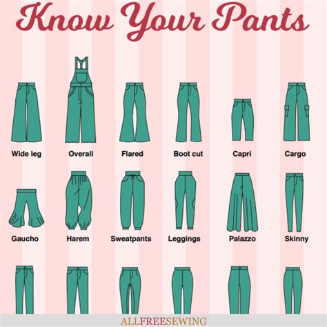 Know Your Pants Guide Infographic