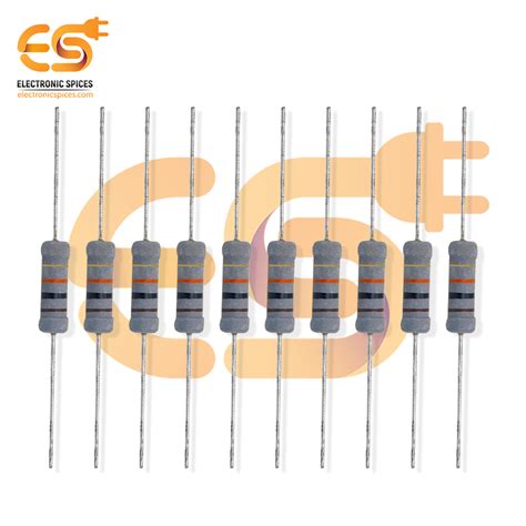 Buy K Ohm Watt Carbon Film Resistor Pack Of Pcs