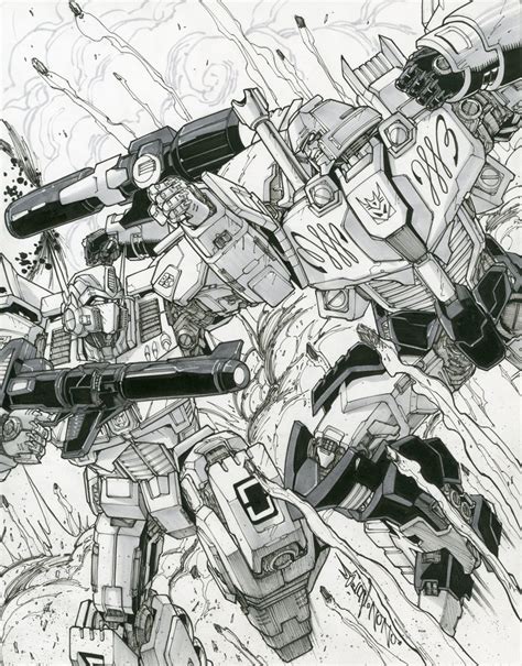 Optimus Prime Megatron And Megatron Transformers And More Drawn