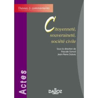 Citoyennet Souverainet Soci T Civile Re D Th Mes Et