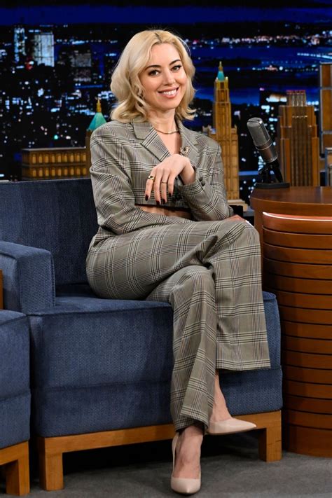 AUBREY PLAZA at Tonight Show Starring Jimmy Fallon 01/16/2023 – HawtCelebs