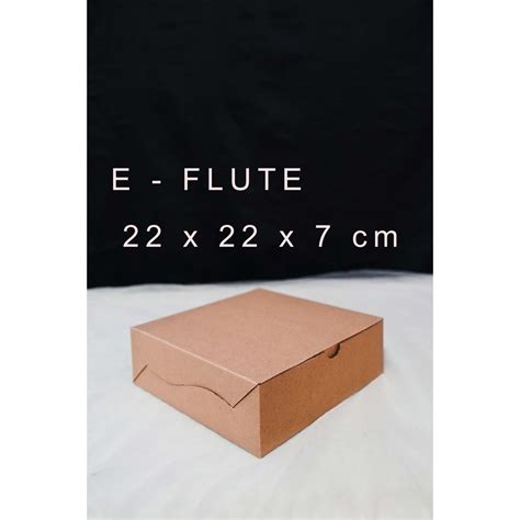 Jual Box Eflute Coklat X X Cm Kardus Box Karton Packaging Kotak