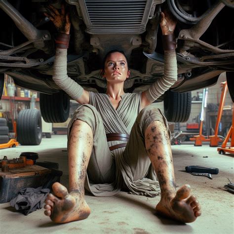 Rey The Barefoot Mechanic By Eciguser89 On Deviantart