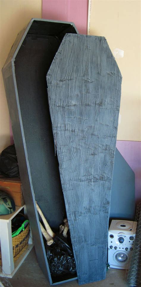 Halloween Diy ~ Coffin Foam Coffin Using Only Duct Tape Foam Boards And Paint Paint With B