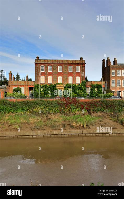 View Of Peckover House North Brink River Nene Wisbech Town