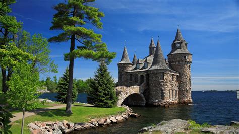 Islands York K New Region Architecture Boldt Castle Hd Wallpaper