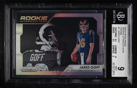 Panini Prizm Rookie Introductions Silver Prizm Jared Goff Rc