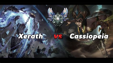 Lol Xerath Vs Cassiopeia Season 6 Mid Gameplay Youtube