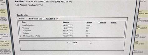 12 Panel Drug Test Usa Mobile Drug Testing