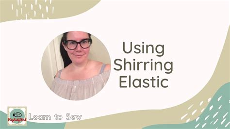 Using Shirring Elastic Learn How To Do It And Where To Use It Youtube