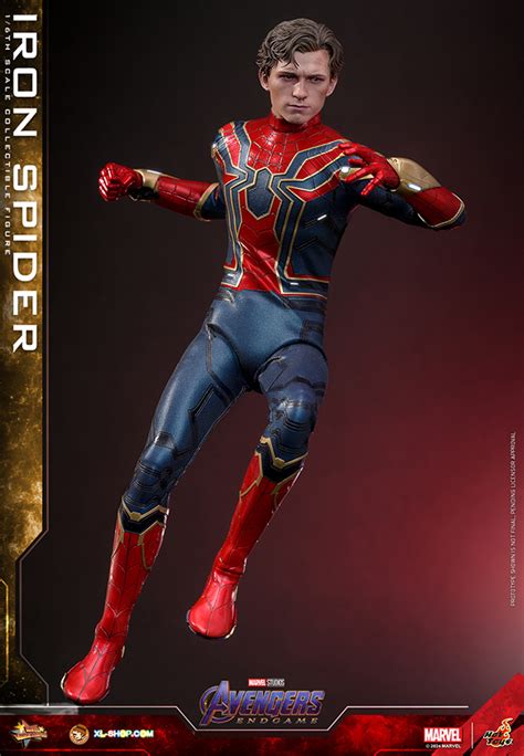 Hot Toys MMS Avengers Endgame Th Scale Iron Spider Collectible Figure Ship Q Q