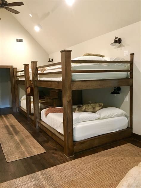 Buy Custom Quad Queen Over Queen Bunk Beds Made To Order From Longhorn