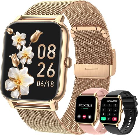 Smartwatch Donna Uomo Orologio Fitness Bluetooth Chiamata Risposta