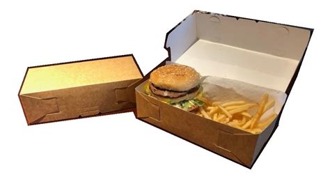 Caja Para Hamburguesa Y Papas Mercado Libre