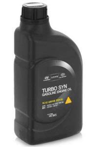 Масло Hyundai Turbo SYN Gasoline 5W-30: характеристики, допуски