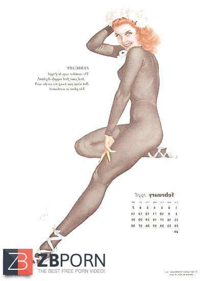 Erotic Calendar 9 Vargas Clamp Ups ZB Porn