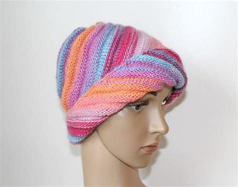 M Tze Stricken Spiralm Tze Wirbel Beanie