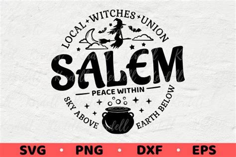 Local Witches Union Salem Witch Hallowee Graphic By Kerdell Creative