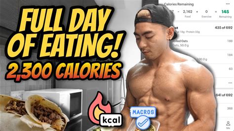 FULL DAY OF EATING 2 300 CALORIES BODY RECOMPOSITION YouTube