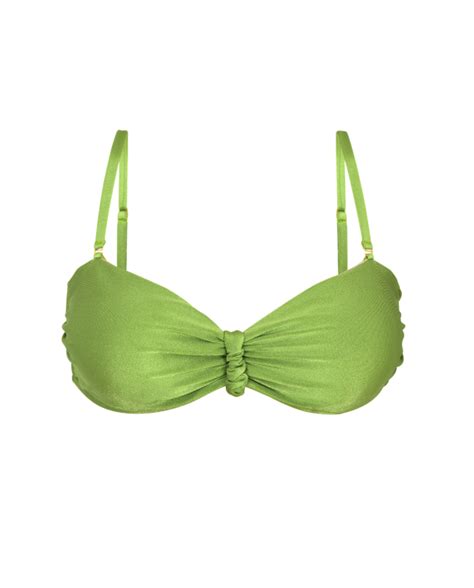 Bikini Tops Top Shimmer Botanica Bandeau Crispy Brand Rio De Sol