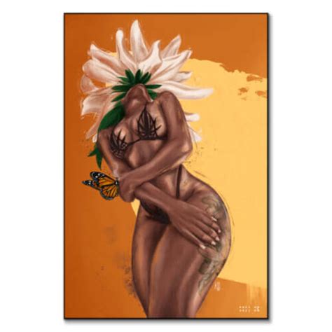 Woman In Cannabis Bikini Big Wall D Cor