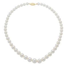 7 11mm Fresh Water Cultured Pearl Strand Necklace REEDS Jewelers